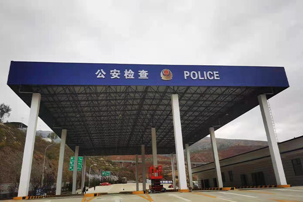 三清山网架结构屋顶