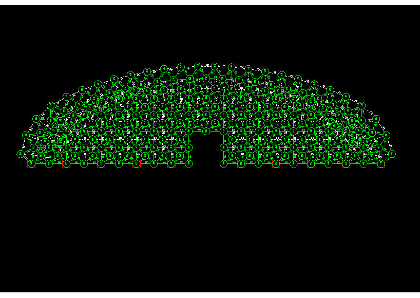 三清山锡林浩特91跨，1000米长干煤棚网架设计